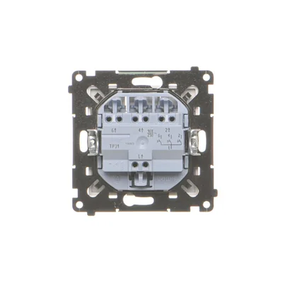 Simon 55 WMDL-031xx4-111 Triple push-button (module) 10 AX, 250 V~, quick connectors; Matte white