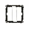 Simon 55 WMDL-031xx4-111 Triple push-button (module) 10 AX, 250 V~, quick connectors; Matte white