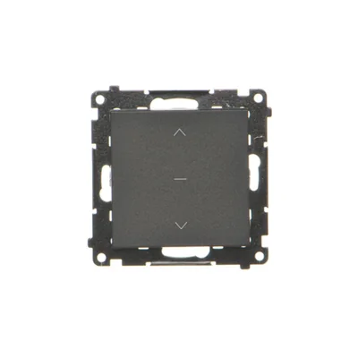 Simon 55 WMDL-040123-149 Bouton de volet roulant (module) 10 A, 250 V~, connecteurs rapides ; Noir mat