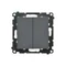 Simon 55 WMDL-040124-116 Double roller shutter button, three positions, 1-0-2 (module), 10 A, 250 V~, quick connectors; Matte graphite