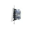 Simon 55 WMDL-0P1xx3-111 Double push-button without pictogram (module) 10 AX, 250 V~, quick connectors; Matt white
