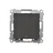 Simon 55 WMDL-0P1xx4-149 Double-pole switch (module) 10 AX, 250 V~, quick connectors; Matte black
