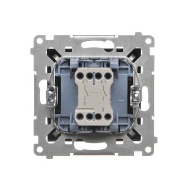 Simon 55 WMDL-0P1xx4-149 Interruptor bipolar (módulo) 10 AX, 250 V~, conectores rápidos; Negro mate