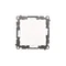 Simon 55 WMDL-0PR4xx-111 Single push-button, break, without pictogram (module), 10 AX, 250 V~, quick-connectors; Matt white