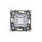 Simon 55 WMDL-0PR4xx-111 Single push-button, break, without pictogram (module), 10 AX, 250 V~, quick-connectors; Matt white
