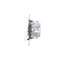 Simon 55 WMDL-0PR4xx-111 Single push-button, break, without pictogram (module), 10 AX, 250 V~, quick-connectors; Matt white
