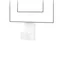 Simon 55 WMDL-TRLWXXX-111 Gancio singolo - compatibile con cornici Line; Bianco opaco