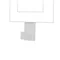 Simon 55 WMDL-TRLWXXX-143 Support simple - compatible avec les cadres Line ; aluminium mat
