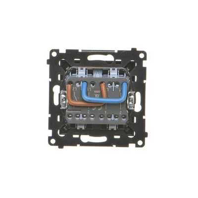 Simon 55 WMDL-TW22A-149 Double pole switch (module) 16 AX, 250 V~, quick connectors; Matte black