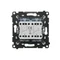 Simon 55 WMDL-TW6-2-114 Double stair switch (module) 10 AX, 250 V~, quick connectors; Light gray matt