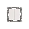 Simon 55 WMDL-TW6-2X-114 Double stair switch without pictogram (module) 10 AX, 250 V~, quick connectors; Light gray matt