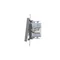 Simon 55 WMDL-TW6-2X-116 Interruttore doppio per scale senza pittogrammi (modulo) 10 AX, 250 V~, connettori rapidi; Grafite opaca