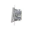 Simon 55 WMDL-TW7-2-143 Connecteur double en croix (module) 10 AX, 250 V~, connecteurs rapides ; aluminium mat
