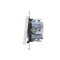 Simon 55 WMDL-TW7-2X-111 Conector de doble cruz sin pictograma (módulo) 10 AX, 250 V~, conectores rápidos; Blanco mate