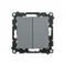 Simon 55 WMDL-TW7-2X-116 Connecteur double en croix sans pictogramme (module) 10 AX, 250 V~, connecteurs rapides ; graphite mat