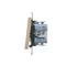 Simon 55 WMDL-TW7-2X-144 Conector de doble cruz sin pictograma (módulo) 10 AX, 250 V~, conectores rápidos; Champagne mate