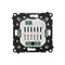 Simon 55 WMDR-001R10-111 Motion sensor with relay 16 A, 230 V~ (module). Features: AUTON, ON, OFF, SIMULATION modes. PCR/... blinds included; Matte white