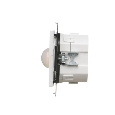 Simon 55 WMDR-001R10-111 Motion sensor with relay 16 A, 230 V~ (module). Features: AUTON, ON, OFF, SIMULATION modes. PCR/... blinds included; Matte white