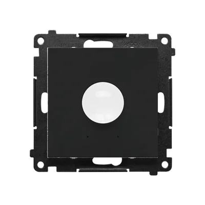 Simon 55 WMDR-001R10-149 Motion sensor with relay 16 A, 230 V~ (module). Features: AUTON, ON, OFF, SIMULATION modes. PCR/... blinds included; Matte black