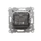 Simon 55 WMDS-0041L2-111 USB Type C+A Quick Charge Charger 5/9/12V (module), 3.1 A, 5V DC, 230V; Matte White End of production replacement: TEC2CAQ.01/111