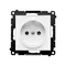 Simon 55 WMDW-001111-111 Enchufe sin toma de tierra con obturadores (módulo) 16 A, 250 V~, conectores rápidos; Blanco mate