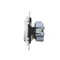 Simon 55 WMDW-001111-111 Presa senza messa a terra con otturatori (modulo) 16 A, 250 V~, connettori rapidi; Bianco opaco