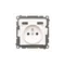 Simon 55 WMDW-001112-111 Enchufe con cargador integrado 2xUSB A (módulo), 2,1 A, 5 V CC, 230 V; Blanco mate. Retirado de la oferta - hasta agotar existencias.