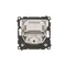 Simon 55 WMDW-001112-144 Enchufe con cargador integrado 2xUSB A (módulo), 2,1 A, 5 V CC, 230 V; Champán mate. Retirado de la oferta - hasta agotar existencias.