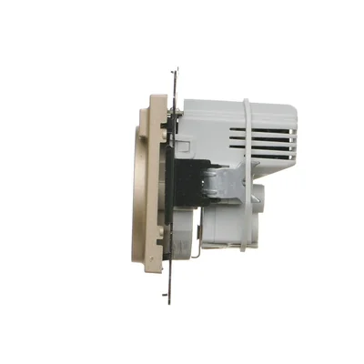 Simon 55 WMDW-001113-144 Enchufe Schuko con cargador integrado 2xUSB A (módulo), 2,1 A, 5 V CC, 230 V; Champagne mate