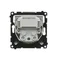 Simon 55 WMDW-001113-144 Presa Schuko con caricatore integrato 2xUSB A (modulo), 2,1 A, 5 V CC, 230 V; Champagne opaco