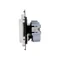 Simon 55 WMDW-0011S2-111 Einzelsteckdose mit Erdung und Abdeckungen (Modul) 16 A, 250 V~, Schnellverbinder; Mattweiß