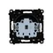 Simon 55 WMDW-0011S2-149 Одинарна розетка із заземленням та шторками (модуль) 16 A, 250 V~, швидкі з'єднувачі; матово-чорний