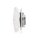 Simon 55 WMDW-00200O-111 Enchufe doble para versión IP44 con junta (módulo) 16 A, 250 V~, conectores rápidos. Tapa del color de la cubierta; blanco mate.