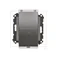 Simon 55 WMDW-00200O-116A Enchufe doble para versión IP44 con junta (módulo) 16 A, 250 V~, conectores rápidos. Tapa transparente; grafito mate.