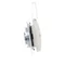 Simon 55 WMDW-00200O-143A Double socket for IP44 version with seal (module) 16 A, 250 V~, quick connectors. Transparent flap; Matt aluminum