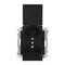 Simon 55 WMDW-00200O-149 Enchufe doble para versión IP44 con junta (módulo) 16 A, 250 V~, conectores rápidos. Tapa del color de la cubierta; negro mate.