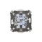 Simon 55 WMDW-00210N-111 Toma de corriente doble con toma de tierra y obturadores (módulo) 16 A, 250 V~, conectores rápidos; Blanco mate