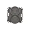 Simon 55 WMDW-00210N-149 Doppelsteckdose mit Erdung und Abdeckungen (Modul) 16 A, 250 V~, Schnellverbinder; Mattschwarz