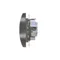 Simon 55 WMDW-00210N-149 Double prise de courant avec mise à la terre et obturateurs (module) 16 A, 250 V~, connecteurs rapides ; Noir mat