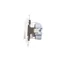 Simon 55 WMDW-021111-111 Schuko socket with shutters (module) 16 A, 250 V~, quick connectors; Matte white