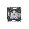 Simon 55 WMDW-021111-149 Conector Schuko con obturadores (módulo) 16 A, 250 V~, conectores rápidos; Negro mate