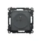 Simon 55 WMDW-50122x-116A Plug socket for IP44 version without seal (module) 16 A, 250 V~, quick connectors. Transparent flap; Matte graphite