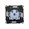 Simon 55 WMDW-50122x-116A Plug socket for IP44 version without seal (module) 16 A, 250 V~, quick connectors. Transparent flap; Matte graphite