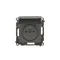 Simon 55 WMDW-50122x-149 Enchufe para versión IP44 sin junta (módulo) 16 A, 250 V~, conectores rápidos. Tapa del color de la cubierta; negro mate.
