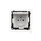 Simon 55 WMDW-50123x-111 Enchufe para versión IP44 con junta (módulo) 16 A, 250 V~, conectores rápidos. Tapa del color de la cubierta; blanco mate.