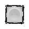 Simon 55 WMDW-50123x-111A Plug socket for IP44 version with seal (module) 16 A, 250 V~, quick connectors. Transparent flap; Matte white