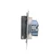 Simon 55 WMDW-50123x-116A Enchufe para versión IP44 con junta (módulo) 16 A, 250 V~, conectores rápidos. Tapa transparente; grafito mate.