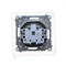 Simon 55 WMDW-50123x-116A Plug socket for IP44 version with seal (module) 16 A, 250 V~, quick connectors. Transparent flap; Matte graphite
