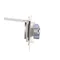 Simon 55 WMDW-50123x-143 Enchufe para versión IP44 con junta (módulo) 16 A, 250 V~, conectores rápidos. Tapa del color de la cubierta; aluminio mate.
