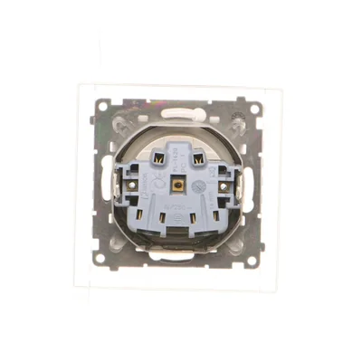 Simon 55 WMDW-50123x-144 Enchufe para versión IP44 con junta (módulo) 16 A, 250 V~, conectores rápidos. Tapa del mismo color que la cubierta; Champagne mate.